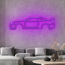 GTR R34 Metal Neon Sign - Neon Car Wall Art