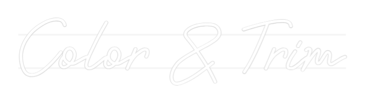 DE Custom Neon: Color & Trim