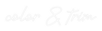 DE Custom Neon: color & trim