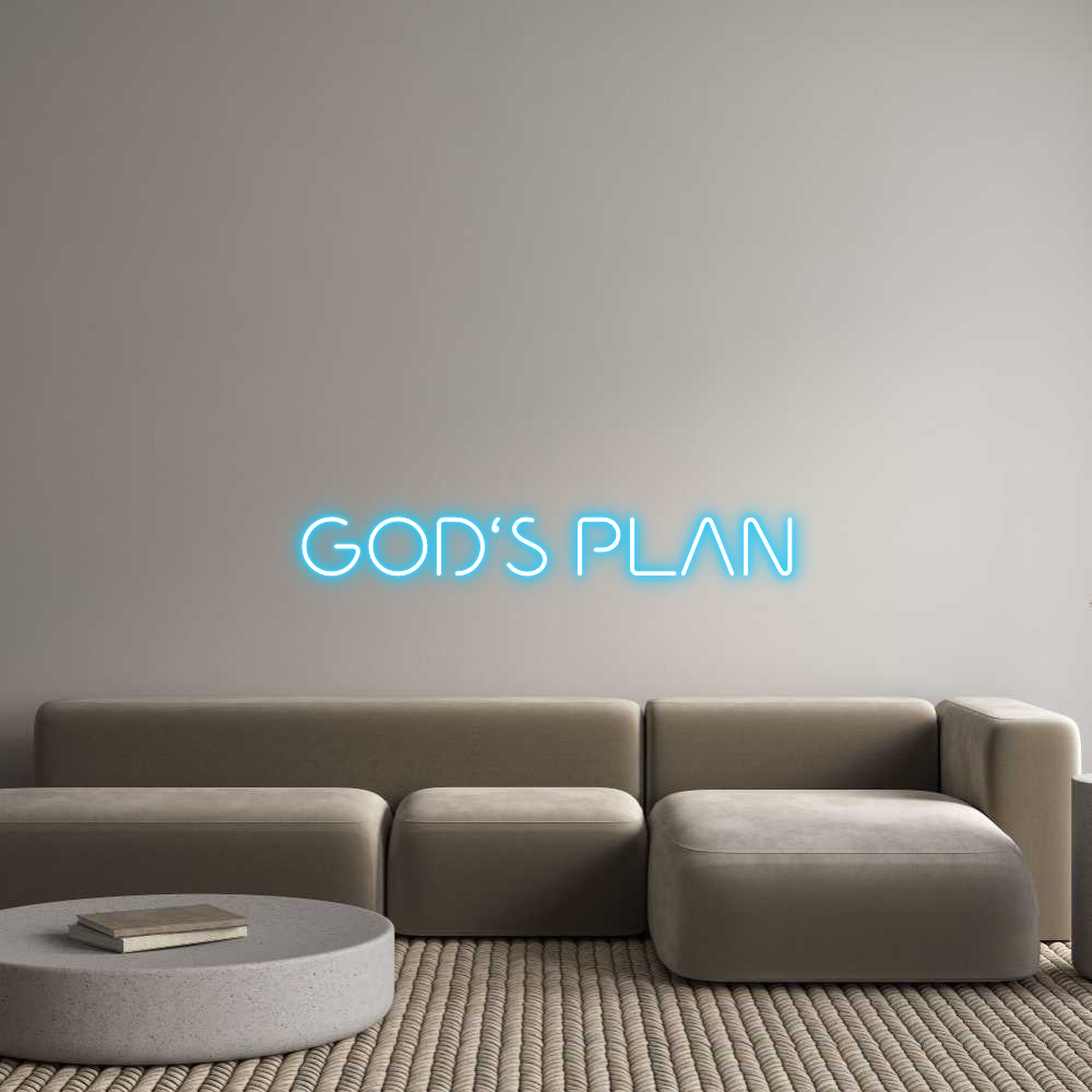 DE Custom Neon: GOD‘S PLAN