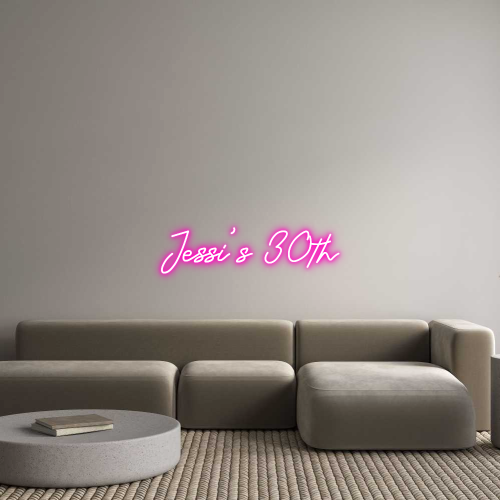 DE Custom Neon: Jessi's 30th