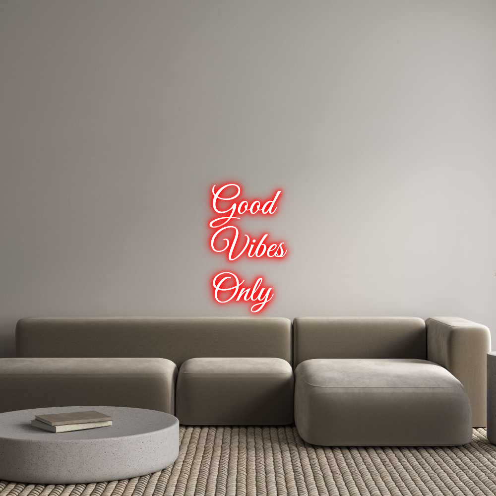 DE Custom Neon: Good 
Vibes ...