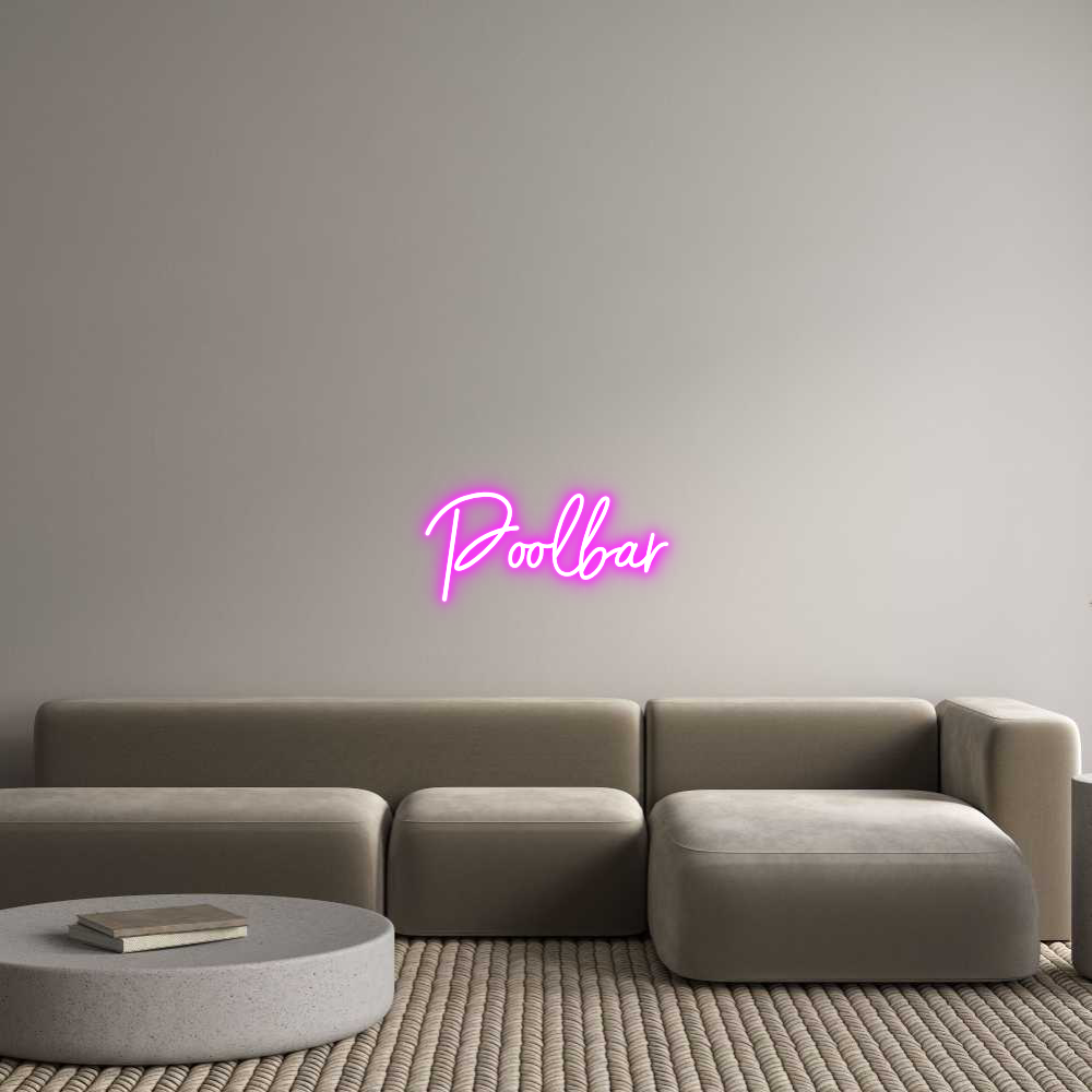 DE Custom Neon: Poolbar