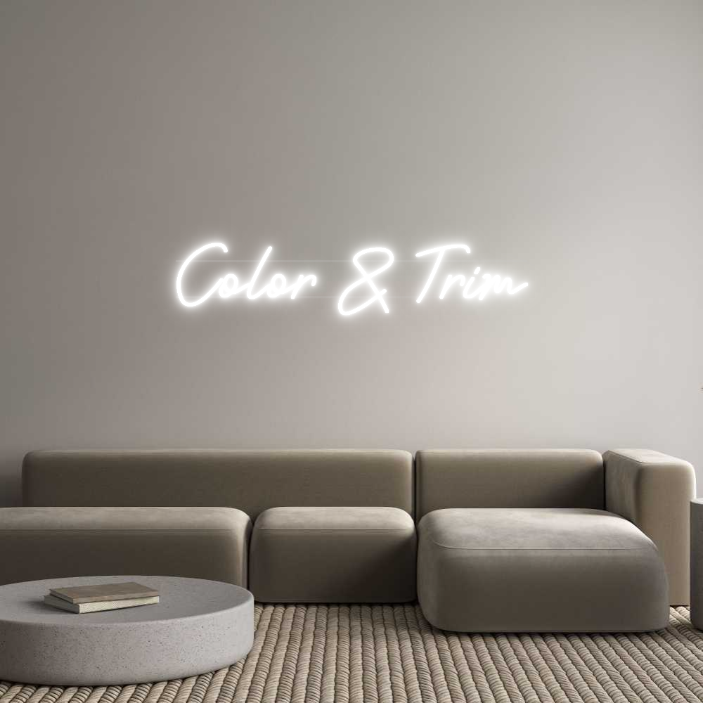 DE Custom Neon: Color & Trim