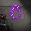 Kettlebell Neon Sign - LED Neon Light for Gyms, CrossFit Studios & Home Workouts