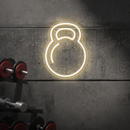 Kettlebell Neon Sign - LED Neon Light for Gyms, CrossFit Studios & Home Workouts