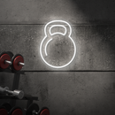 Kettlebell Neon Sign - LED Neon Light for Gyms, CrossFit Studios & Home Workouts