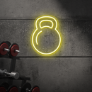 Kettlebell Neon Sign - LED Neon Light for Gyms, CrossFit Studios & Home Workouts