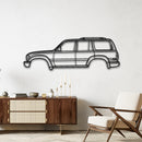1990 Land Cruiser J80 (5th Gen) Off-Road SUV Metal Wall Art
