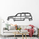 1990 Land Cruiser J80 (5th Gen) Off-Road SUV Metal Wall Art