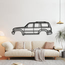 1990 Land Cruiser J80 (5th Gen) Off-Road SUV Metal Wall Art