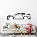 Mustang Side Profile Silhouette - Classic Muscle Car Metal Wall Art