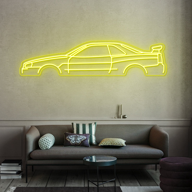 R34 GTR LED Neon Sign – Nissan Skyline Neon Light
