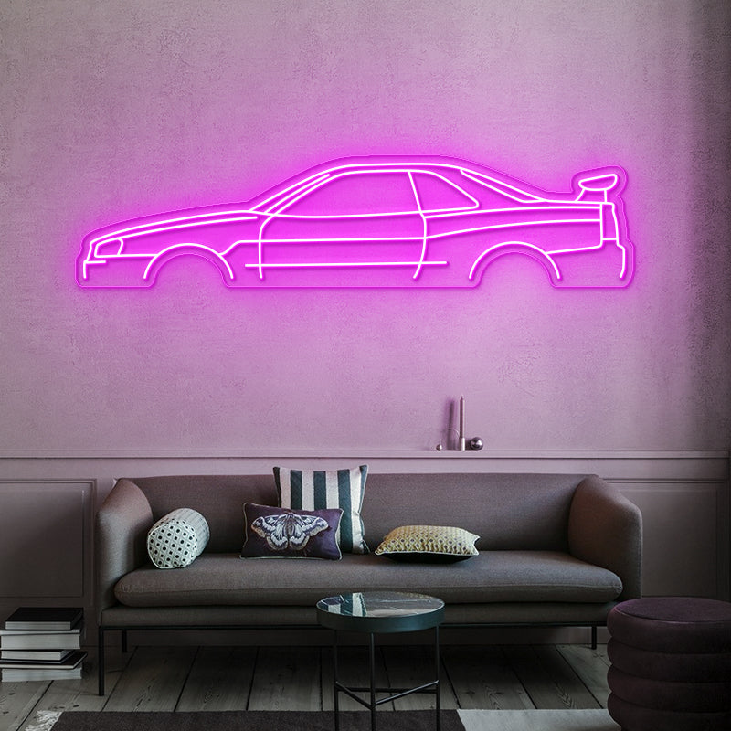 R34 GTR LED Neon Sign – Nissan Skyline Neon Light