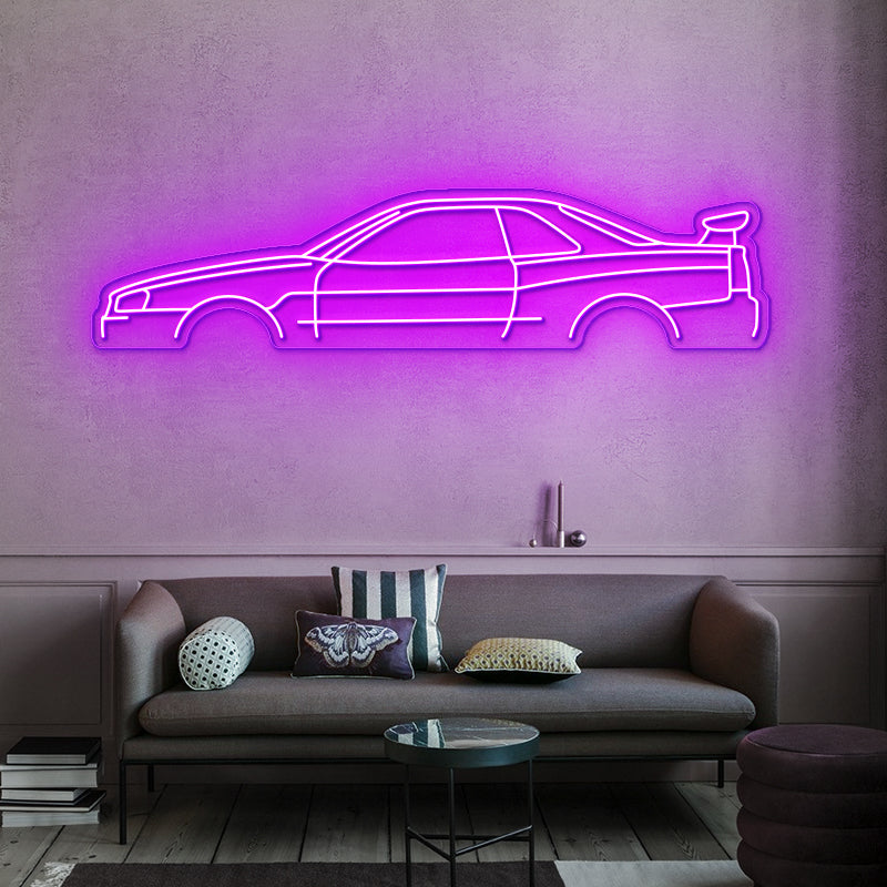 R34 GTR LED Neon Sign – Nissan Skyline Neon Light