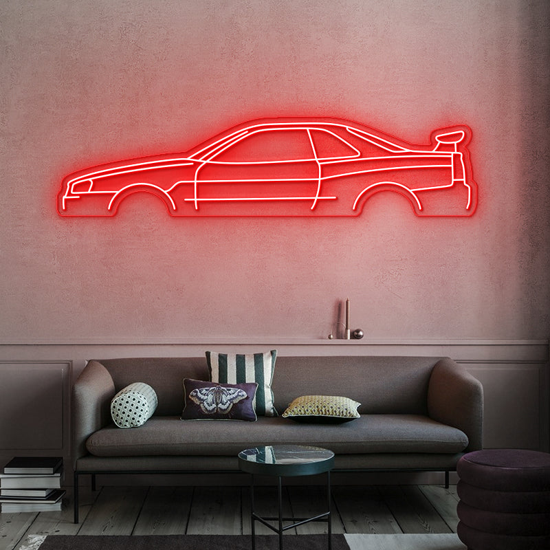 R34 GTR LED Neon Sign – Nissan Skyline Neon Light