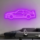 R34 GTR V-Spec LED Neon Sign – JDM Car LED Wall Light