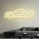 R34 GTR V-Spec LED Neon Sign – JDM Car LED Wall Light