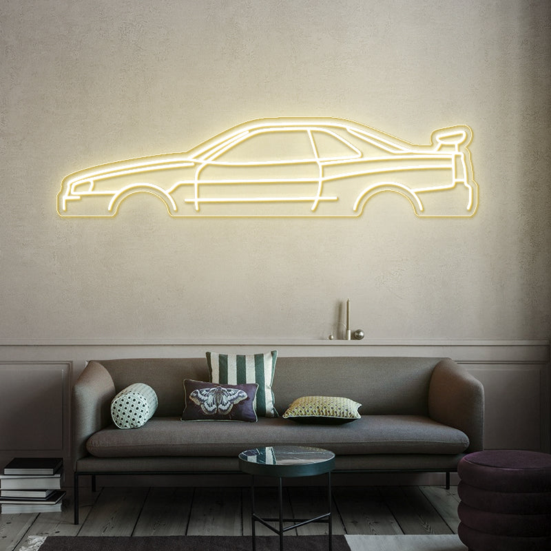 R34 GTR LED Neon Sign – Nissan Skyline Neon Light