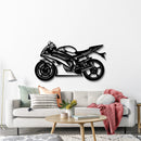 2014 R6 Motorcycle Silhouette - Sport Bike Metal Wall Art