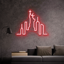 New York leitete Neonzeichen