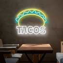 Taco & Burger Neon Sign – Eye-catching LED Light for Taco & Burger Restaurants