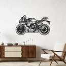 YZF-R1 (2024) Silhouette - Sport Bike Metal Wall Art