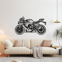 YZF-R1 (2024) Silhouette - Sport Bike Metal Wall Art